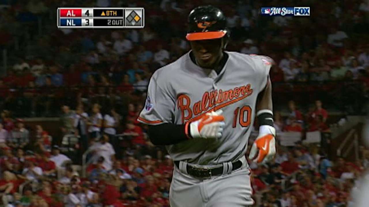 Jones' sacrifice fly off Padres' Bell gave AL win in 2009