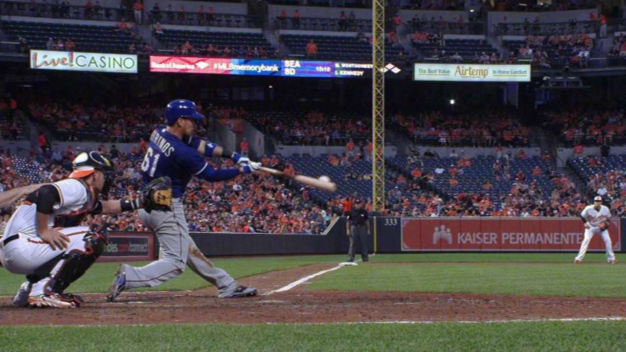 Moreland, Chirinos guiaron a Rangers sobre Orioles