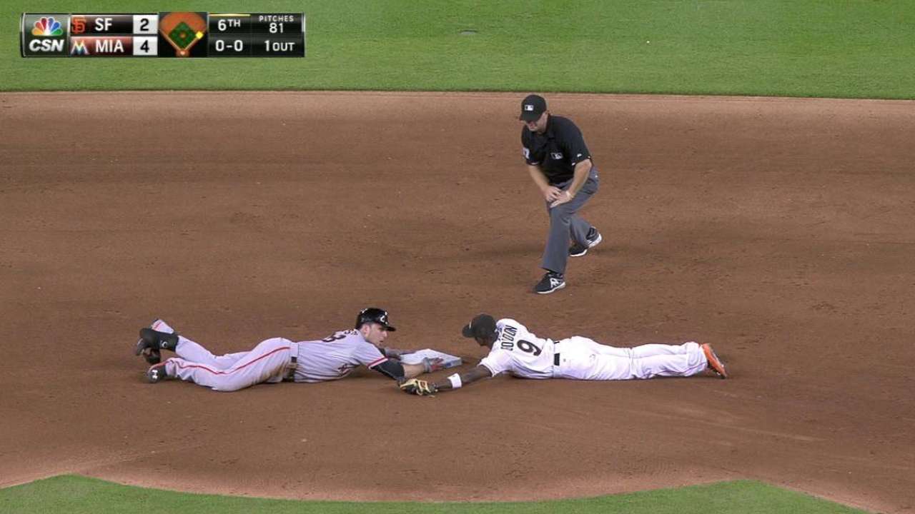 Posey's hustle double