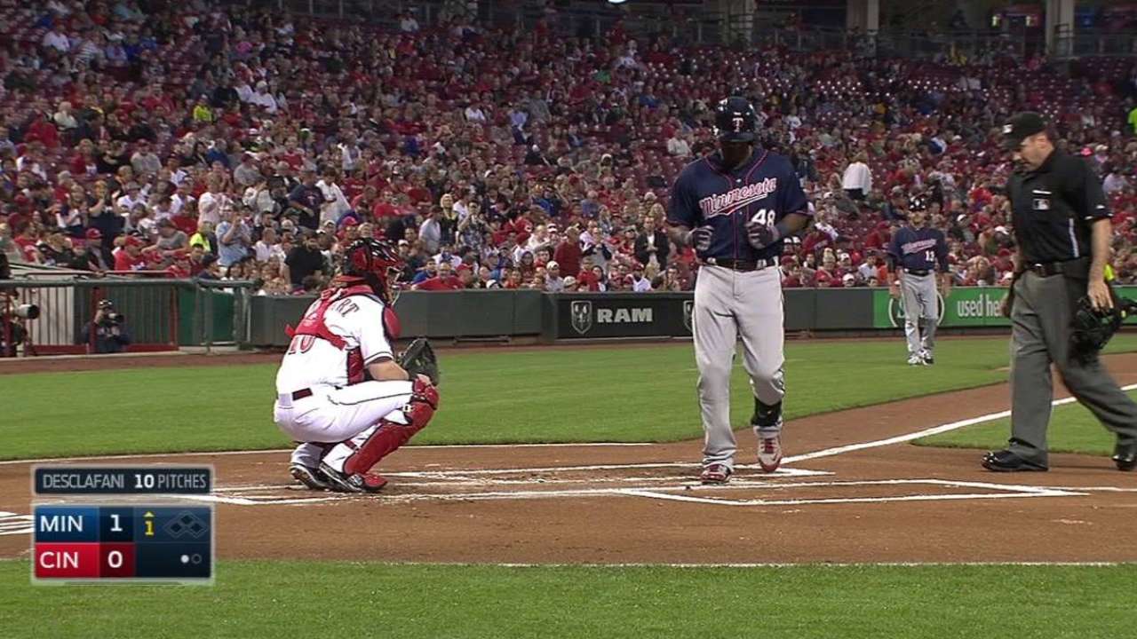 Hunter's solo homer