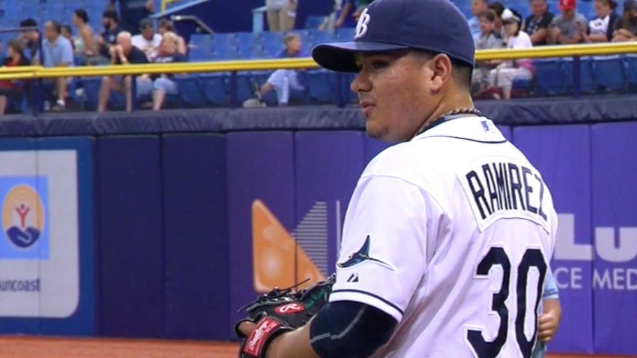 Ramirez strikes out seven