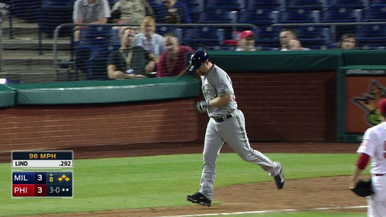 Lind's bases-loaded walk