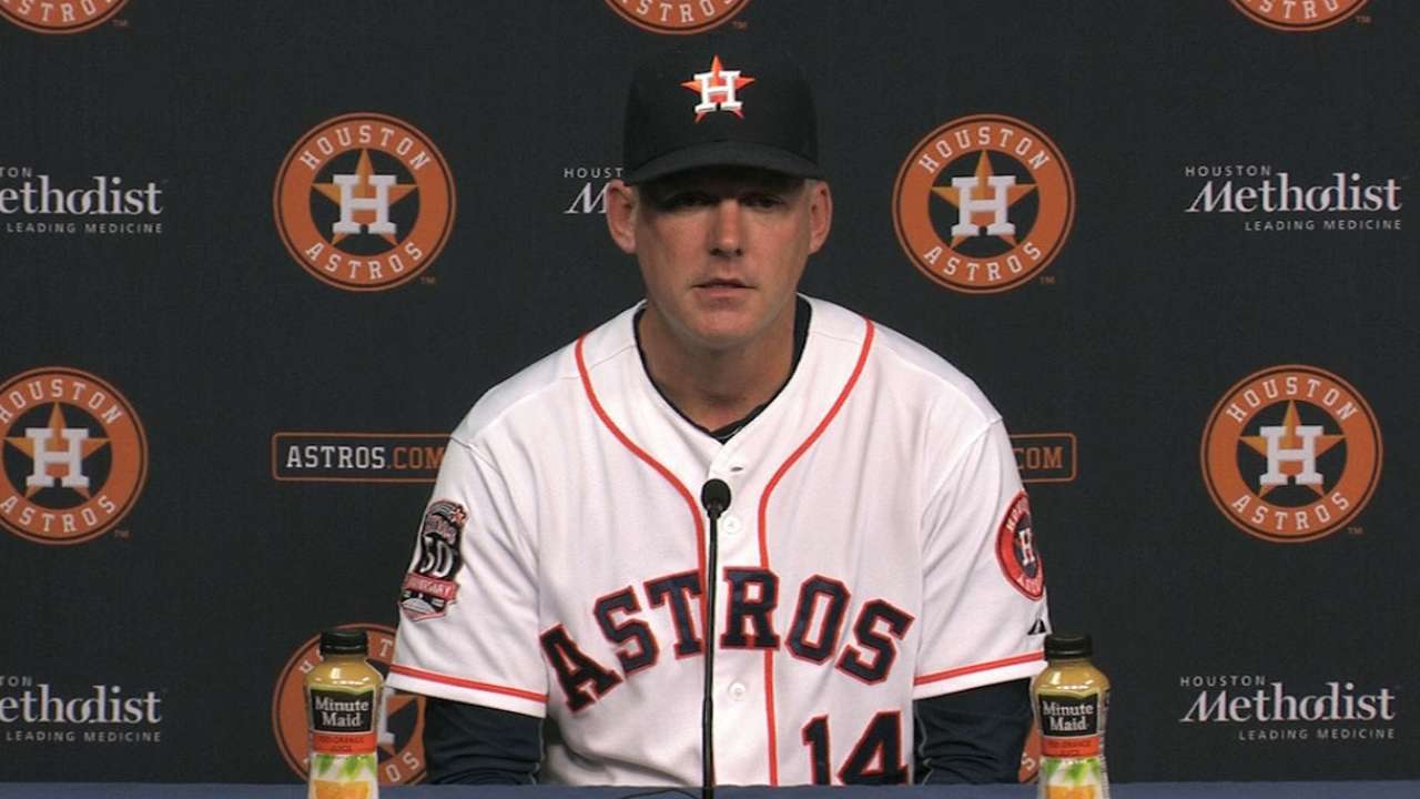 Hinch on win over Royals