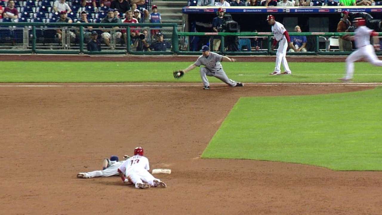 The Brewers' bases-loaded DP