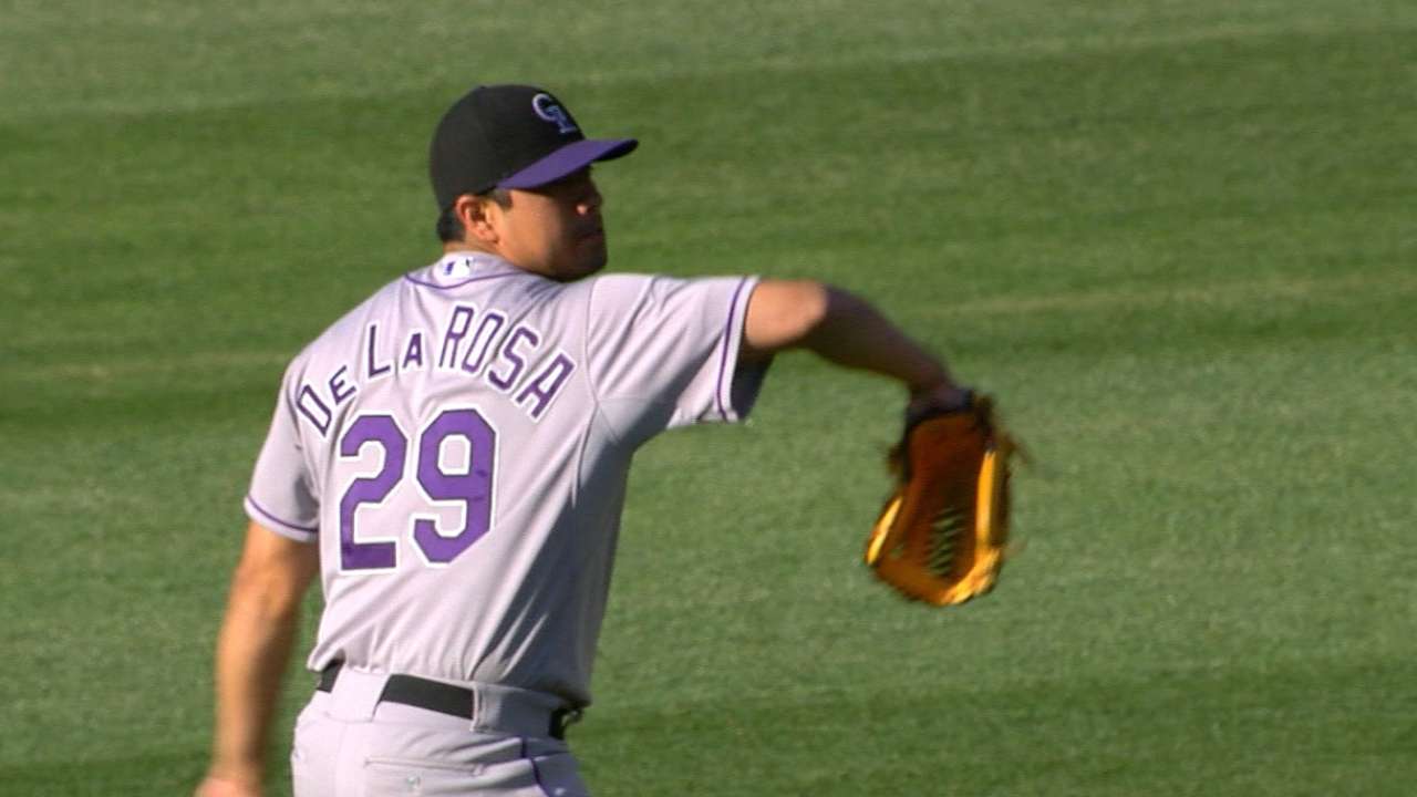 De La Rosa dominates A's in pitchers' duel
