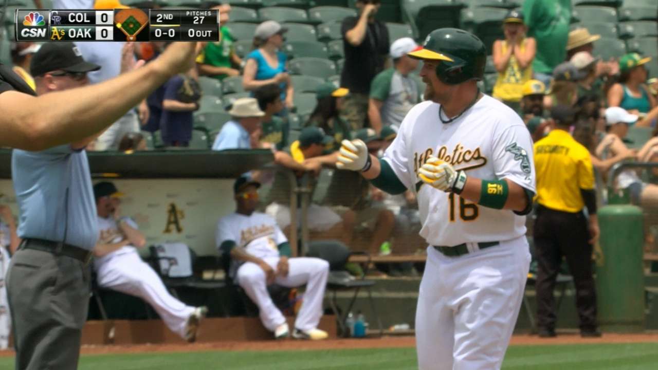 Butler's first triple