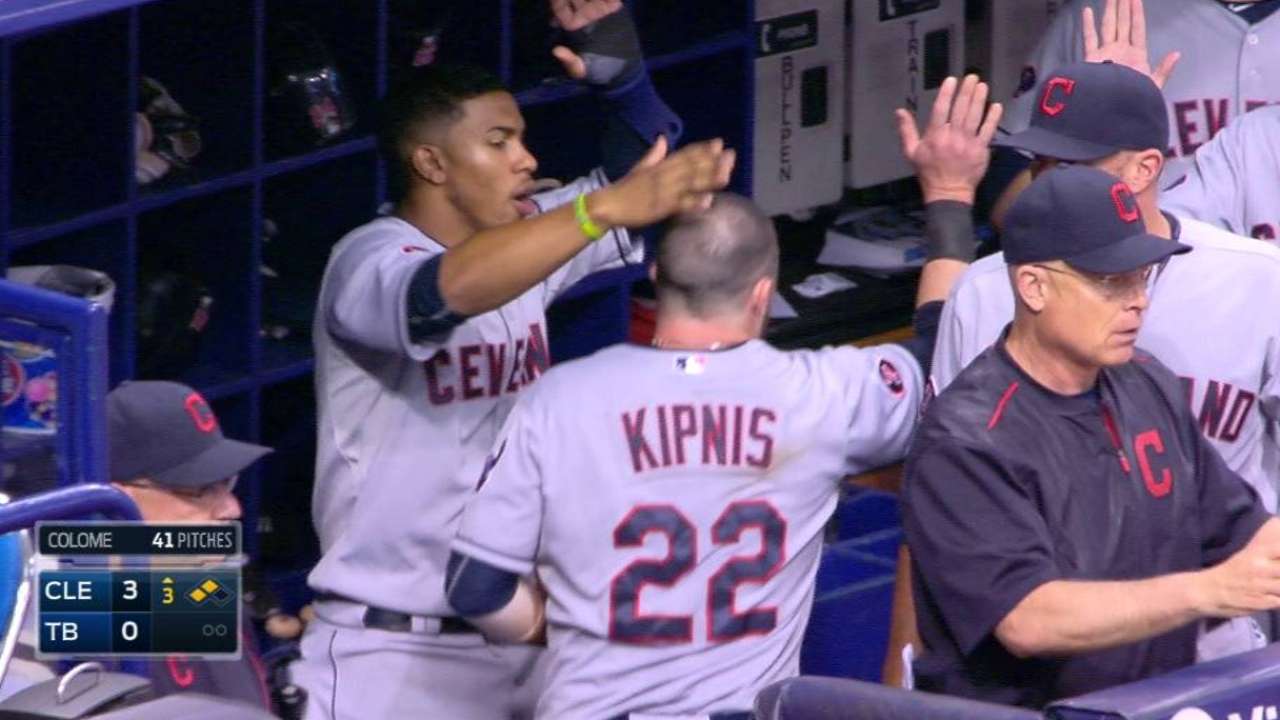 Brantley's RBI single
