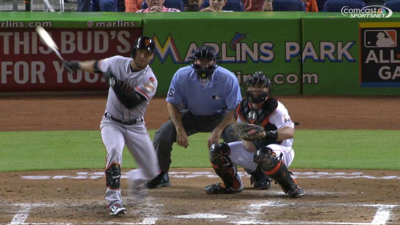 Gigantes se derrumban en el 9no y pierden vs Marlins
