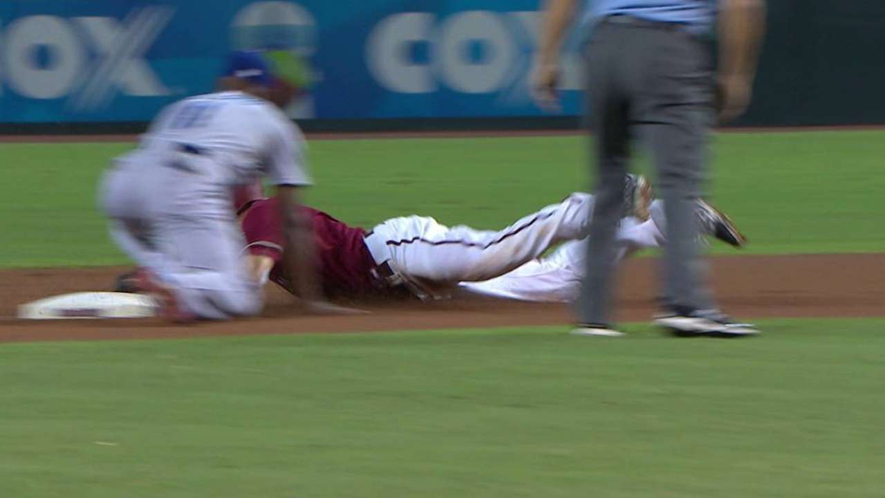 Ahmed gets bit with aggression on basepaths