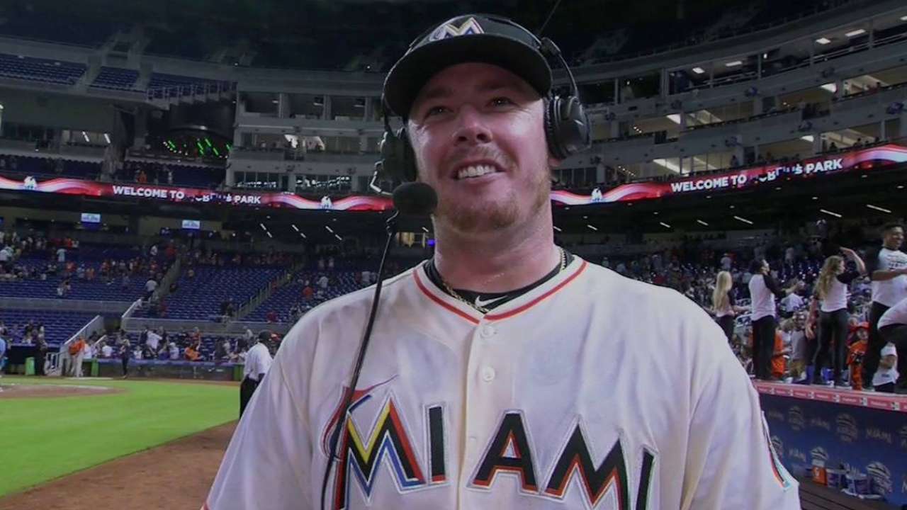 Bour on walk-off hit