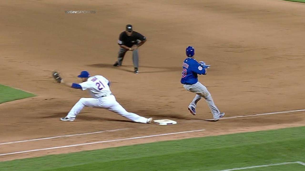 Cubs outlast Mets, break through for win in 11