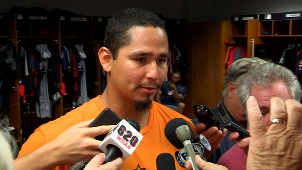 Carrasco on near no-hitter