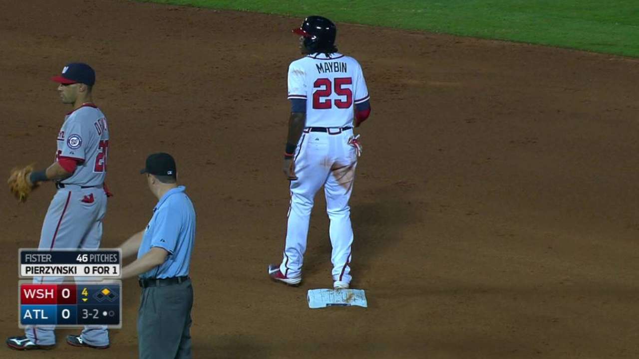 Maybin's stolen base