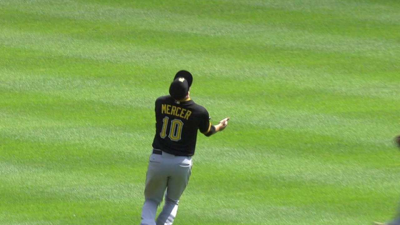Mercer's running catch