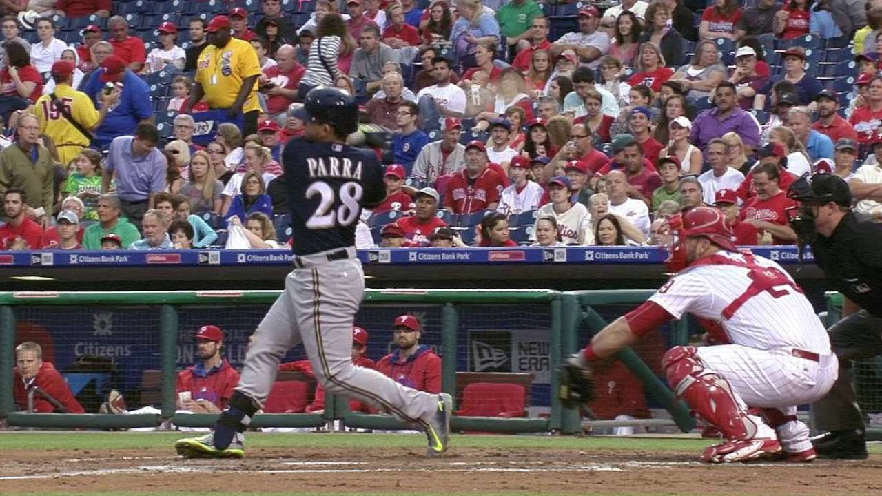 Parra's RBI double