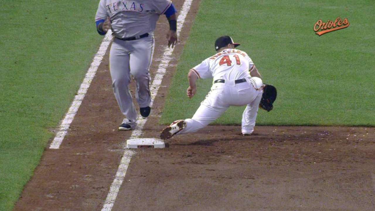 Fielder called out after review
