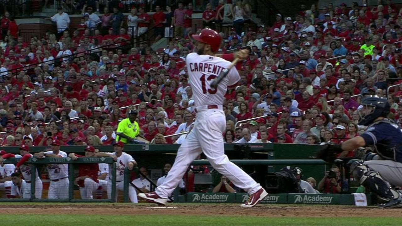 Carpenter shows signs of returning to form