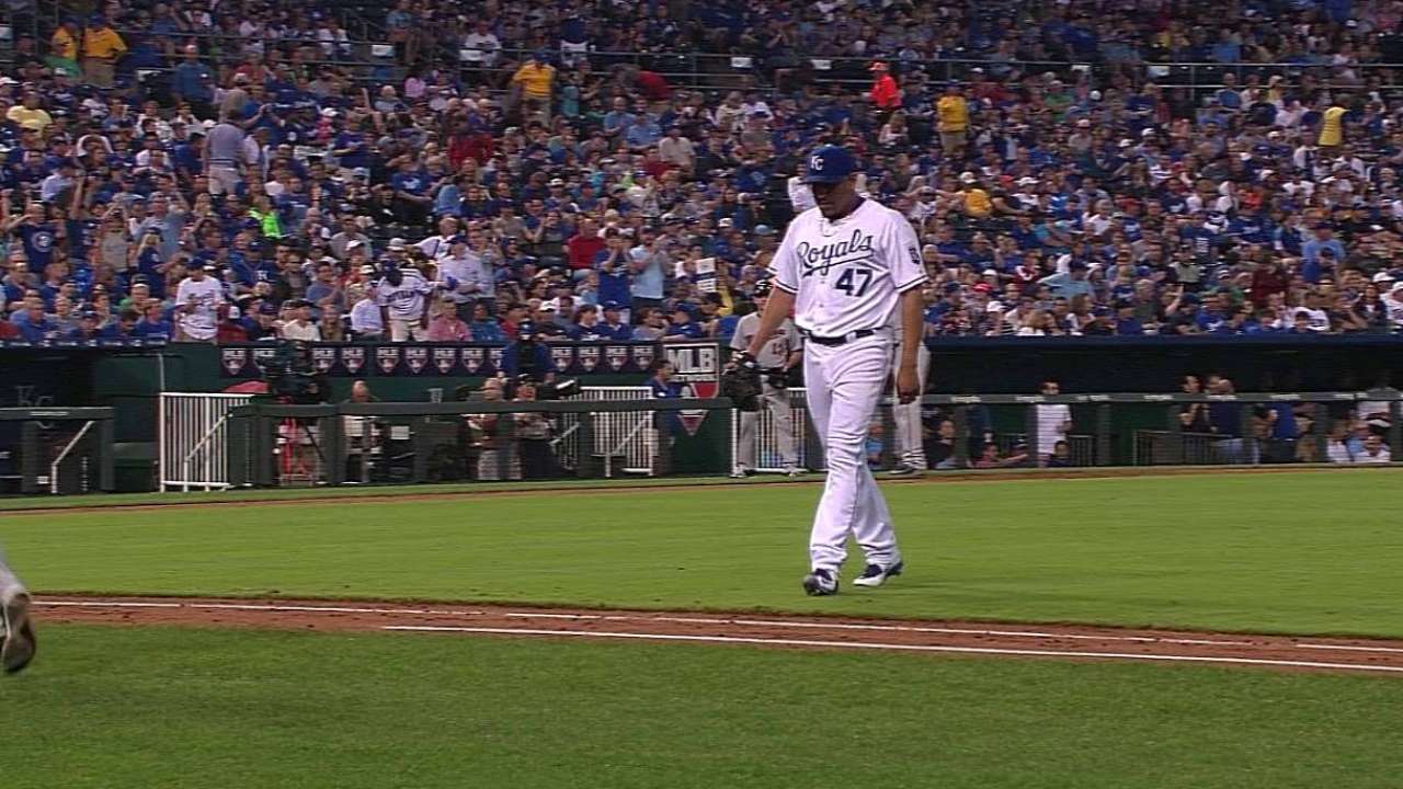Morales strikes out Sano