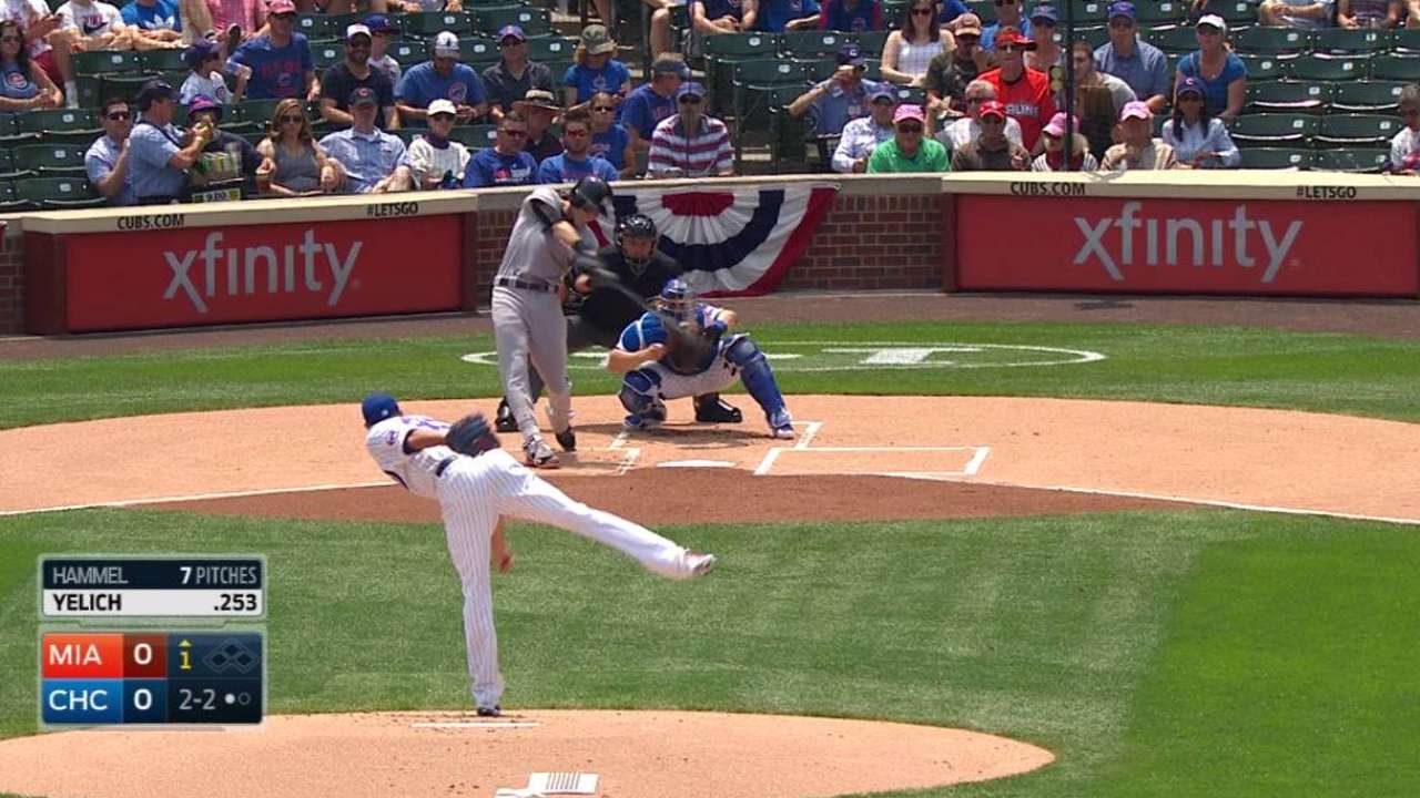 Gran labor de Koehler guía a Marlins sobre Cachorros