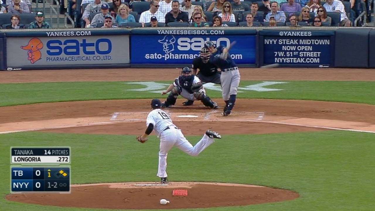 Longoria's RBI double