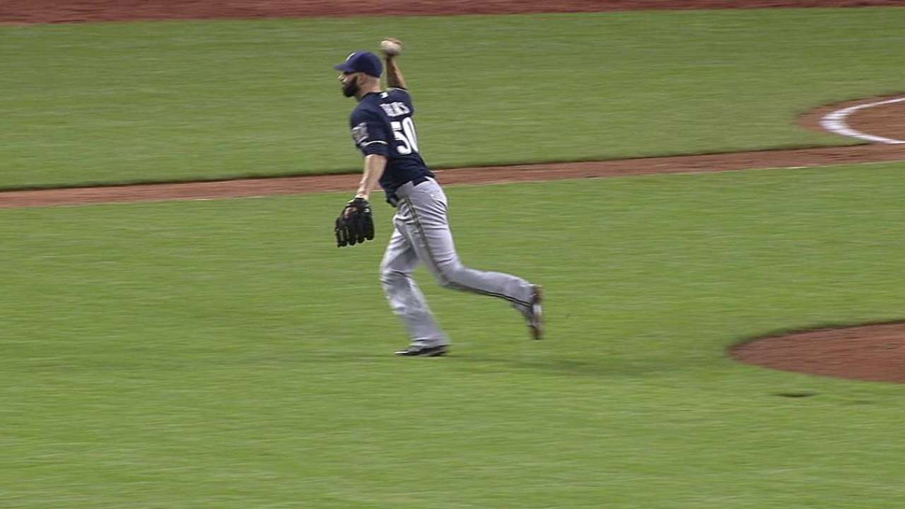 Fiers shaken up on play