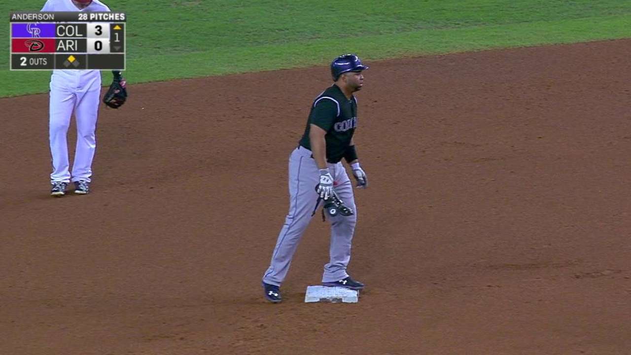 Rosario's two-run double