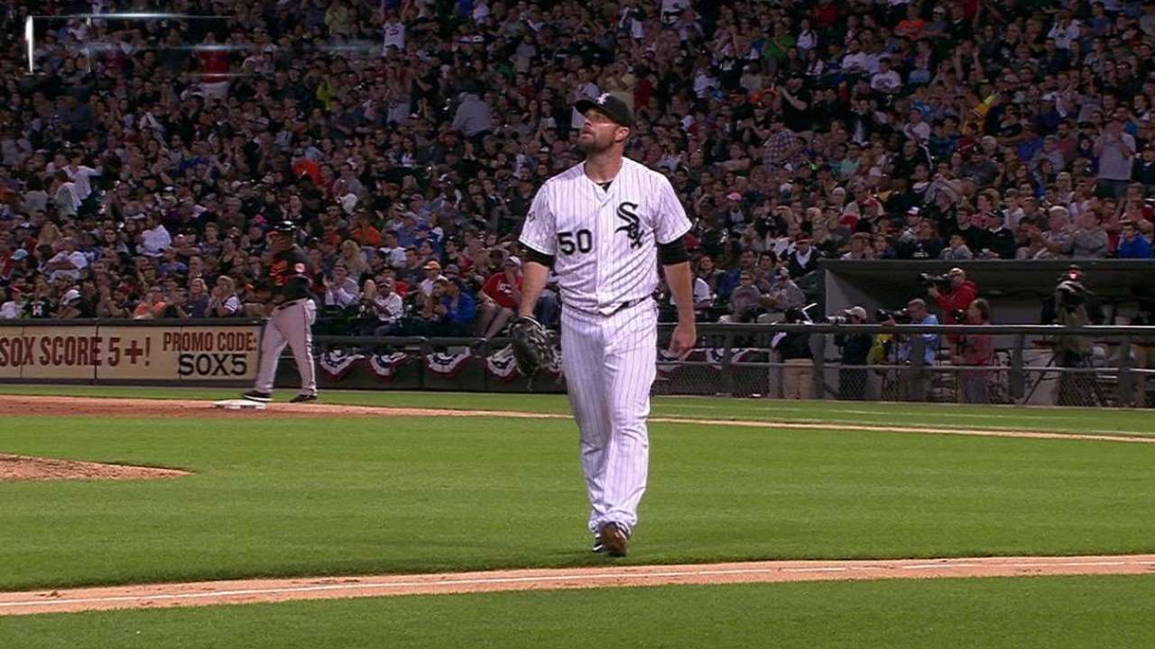 Danks' 7 shutout frames lift White Sox past O's