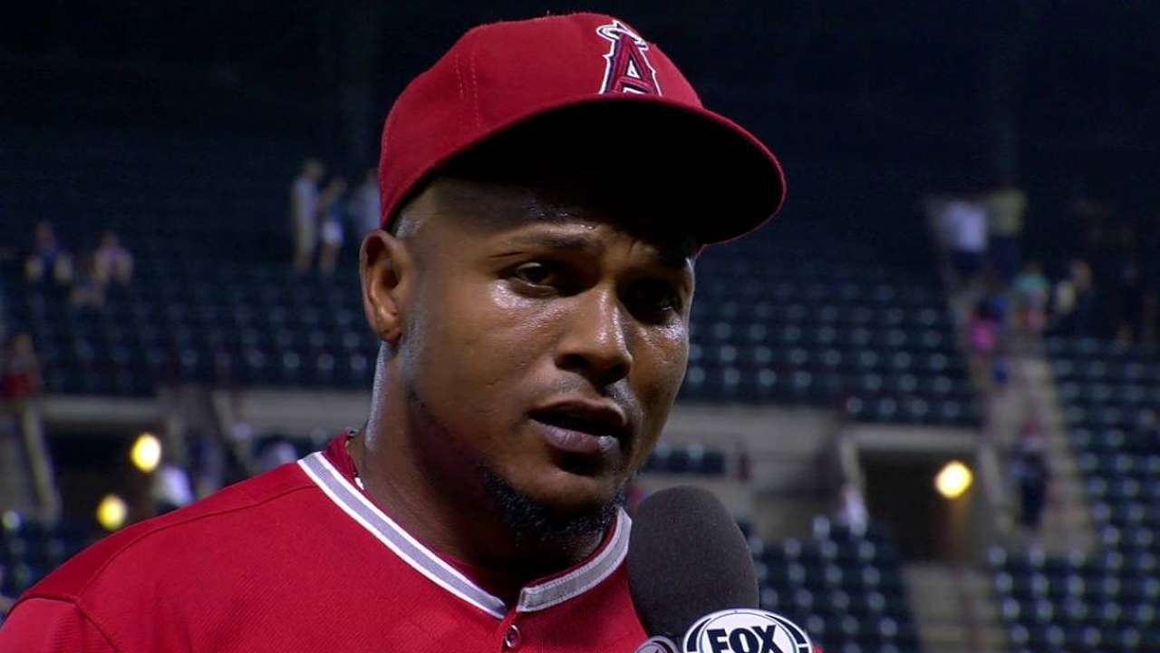 Aybar on Angels' 8-2 win
