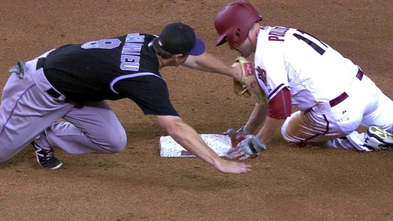 LeMahieu tags out Pollock