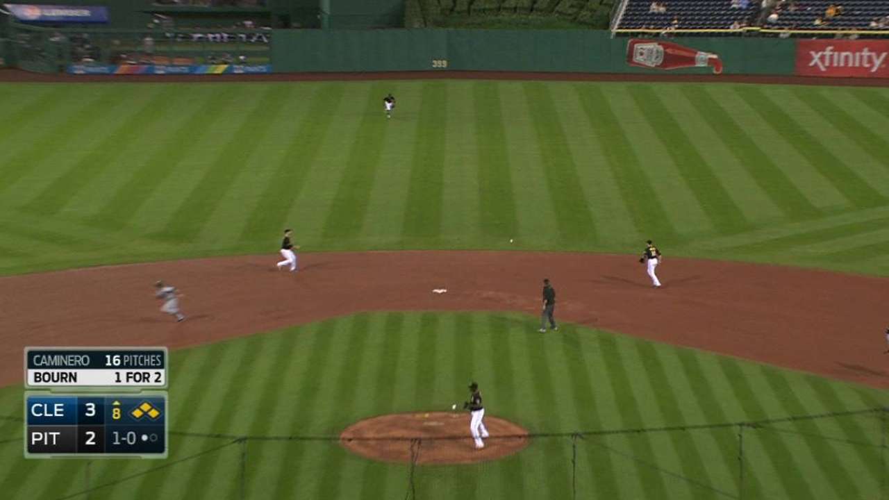 Bourn's two-run single