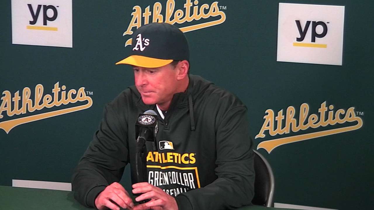 Melvin on Athletics' 9-5 loss
