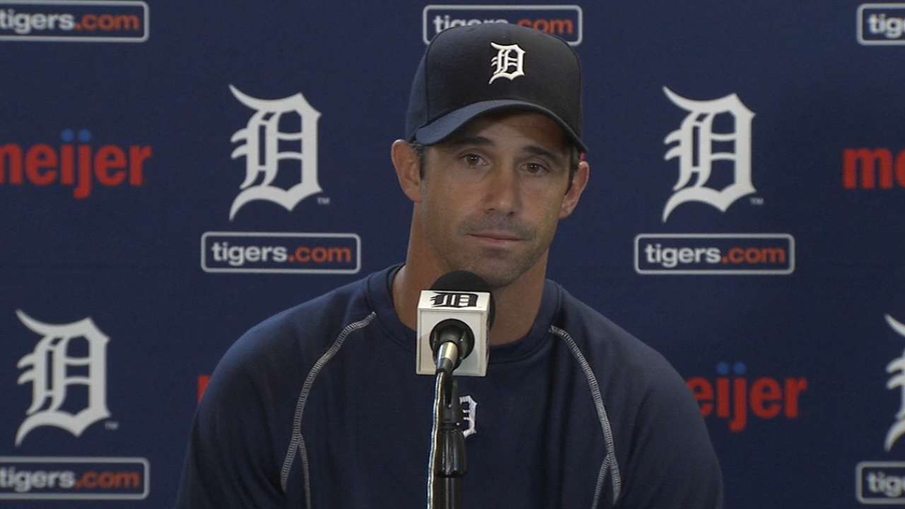Tigers examine choices at first with Miggy out