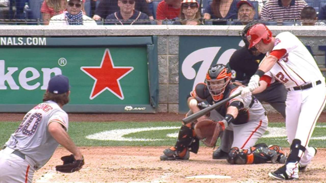 Moore's four-RBI game