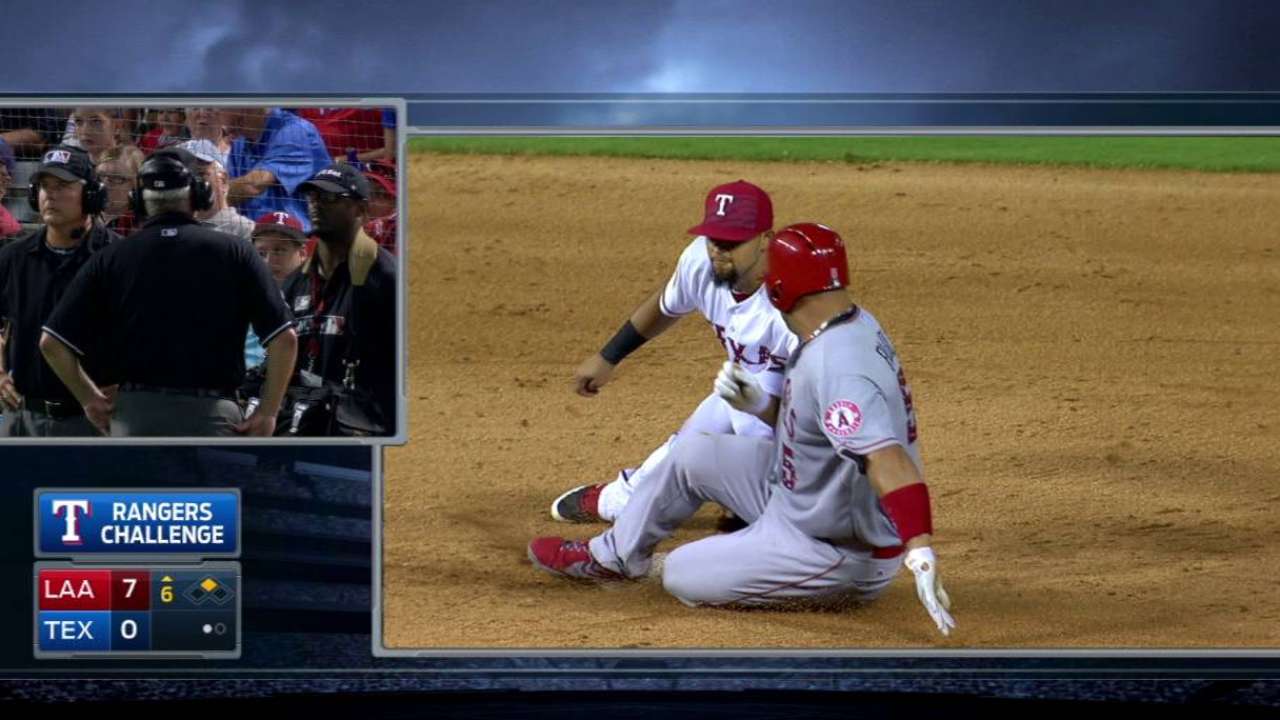 Pujols' two-run double stands