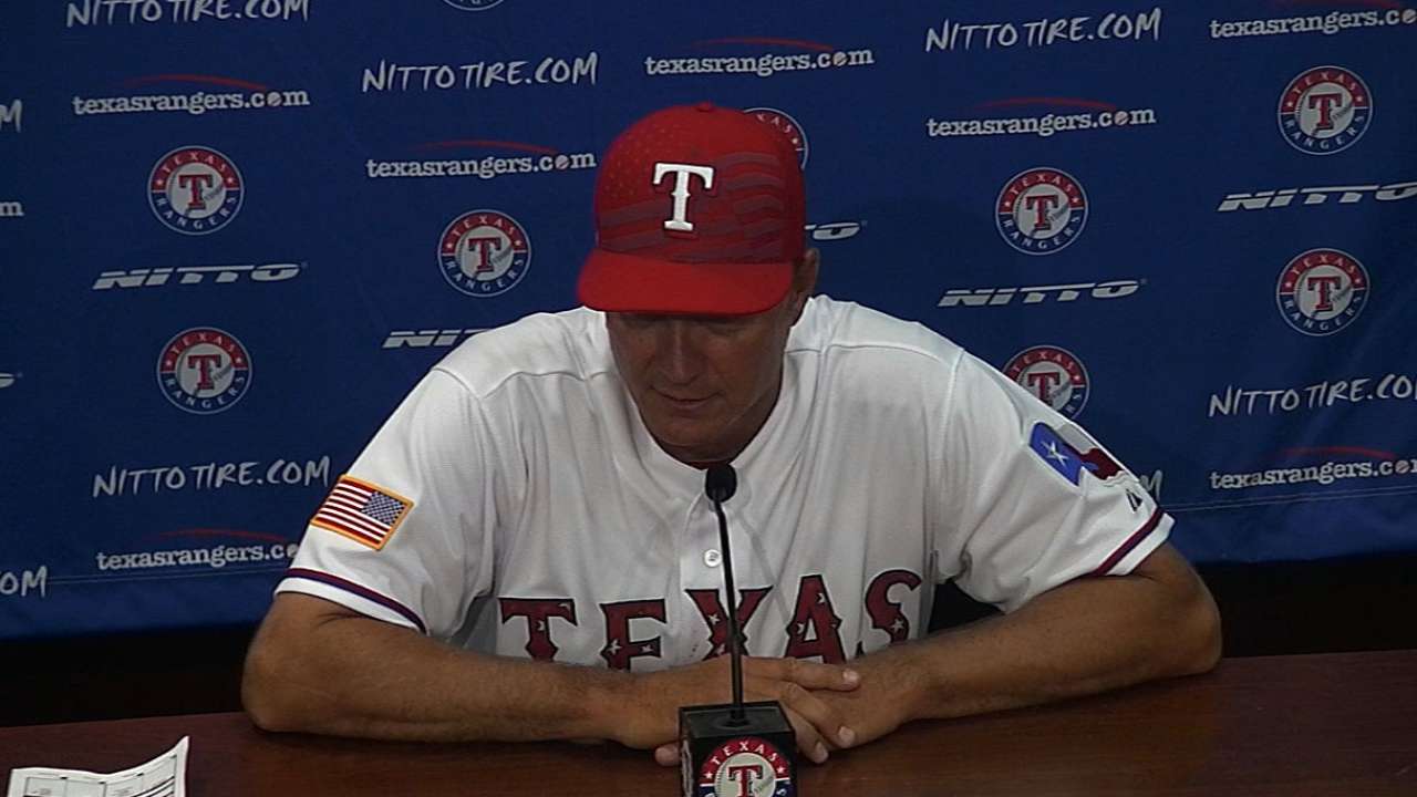 Banister on 13-0 loss