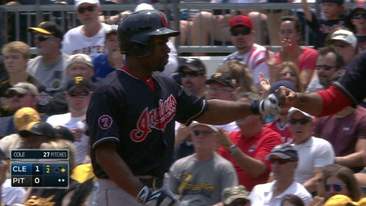 Bourn's RBI single