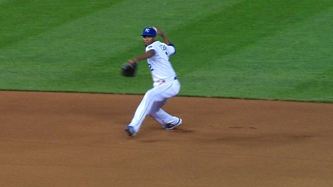 Escobar starting at short