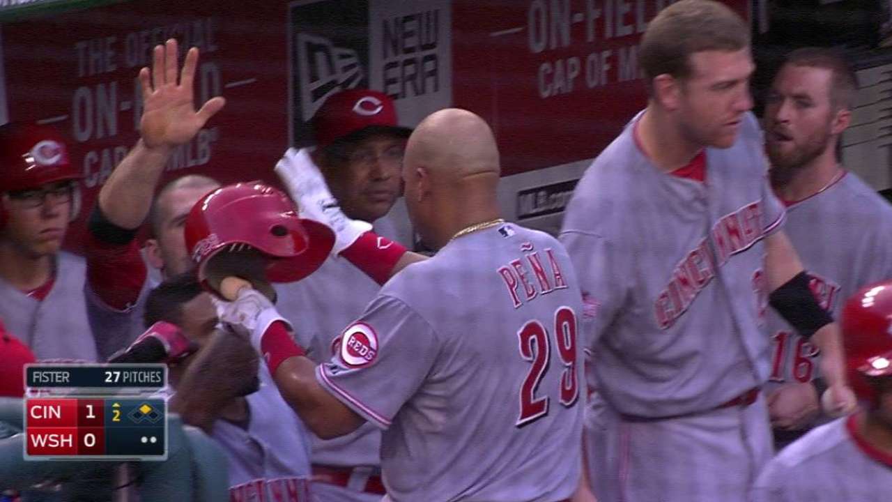 DeSclafani's first career double