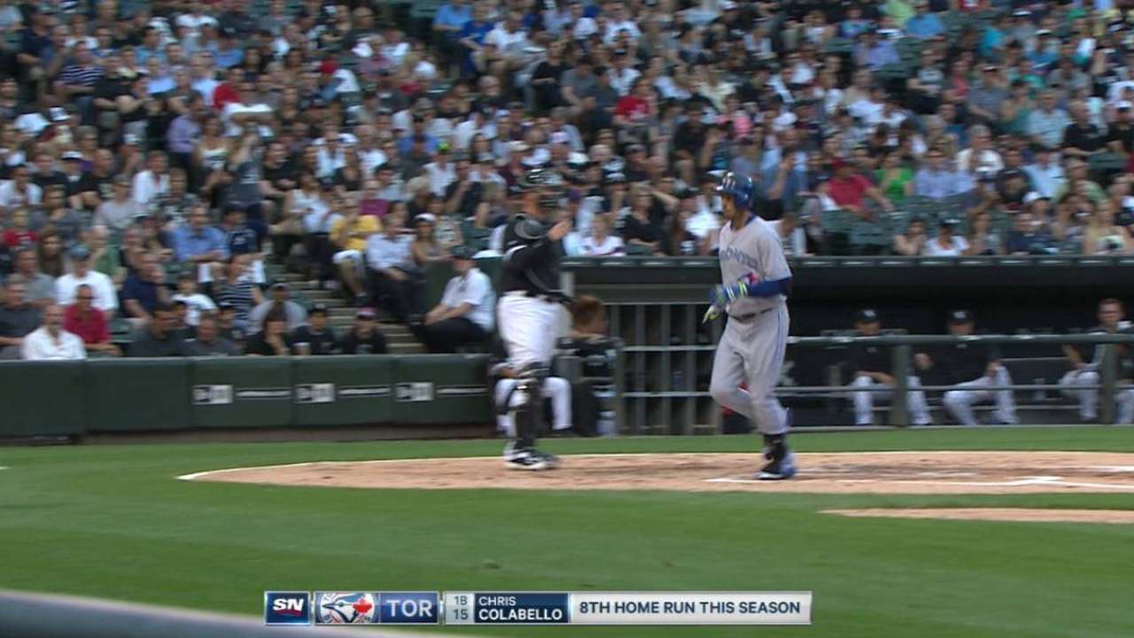 Colabello's solo homer