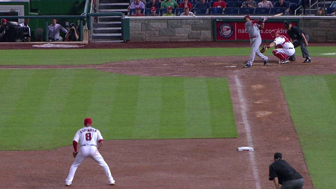 Suarez's RBI single