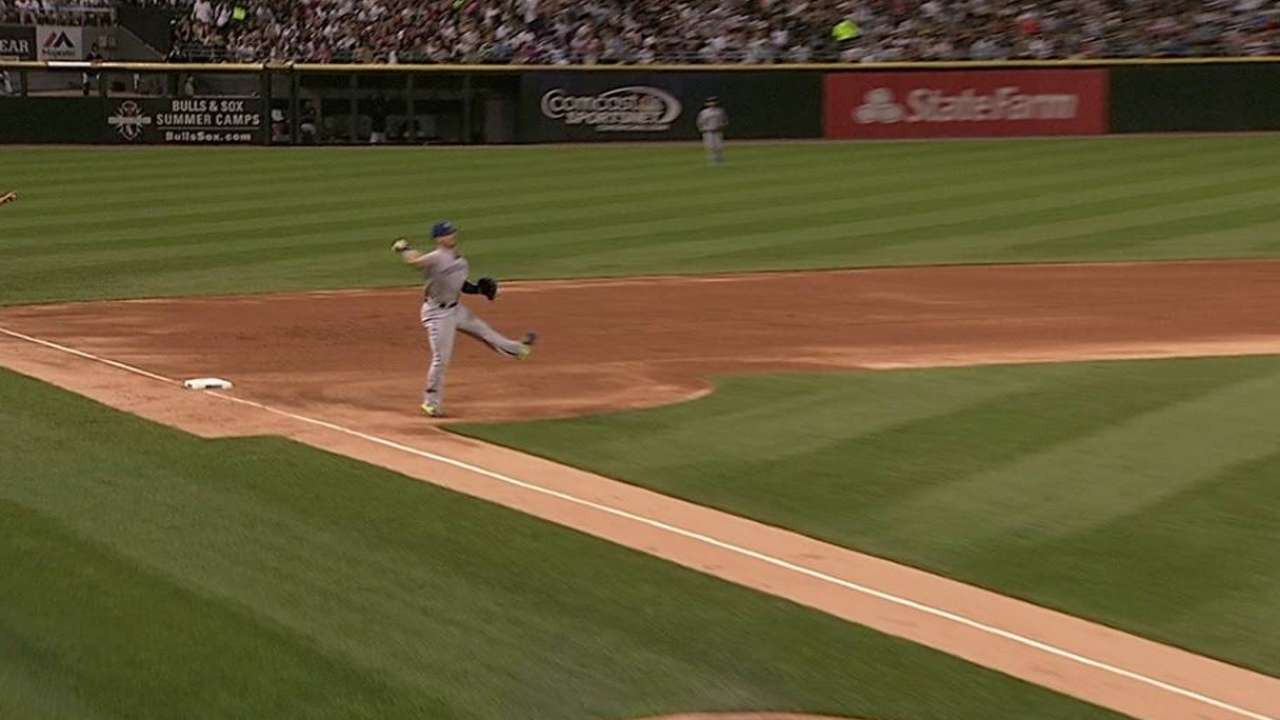 Donaldson's barehanded grab