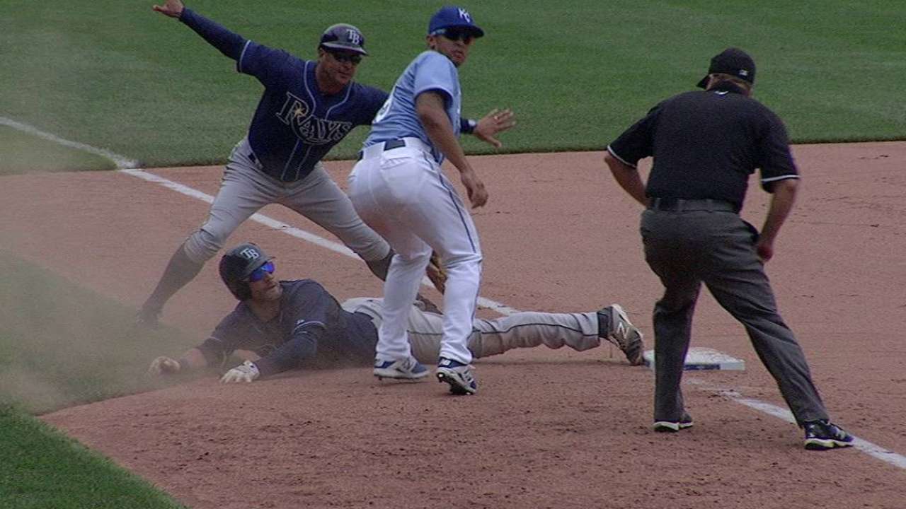 Kiermaier's triple stands