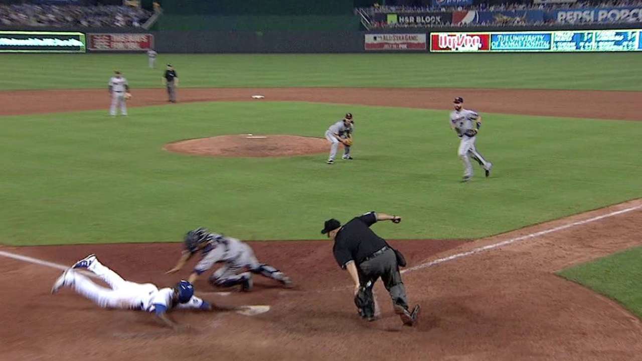 Royals trip Twins in 10th for first walk-off win