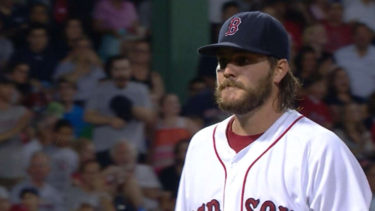 Red Sox set rotation for Angels series