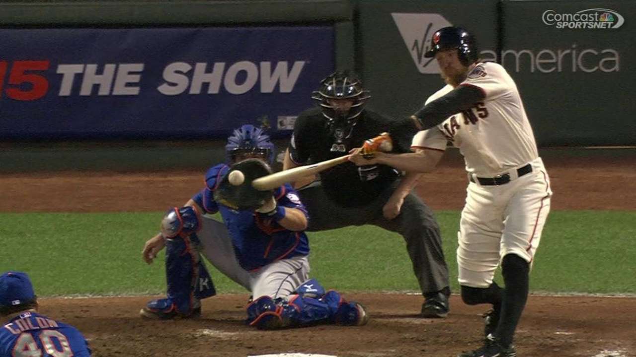 Pence's RBI single