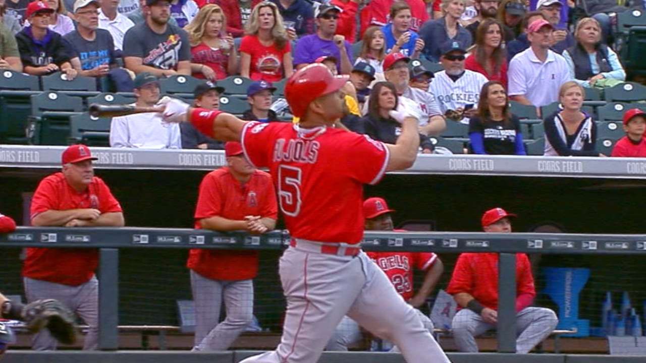 Stats of the Day: Pujols, Trout power Angels