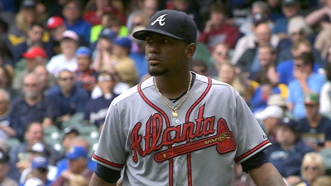 Teheran leads Braves against Cubs in first game after break