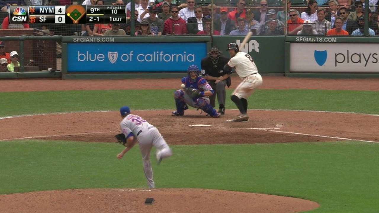 Bates de Gigantes no pudieron apoyar a Peavy ante Mets