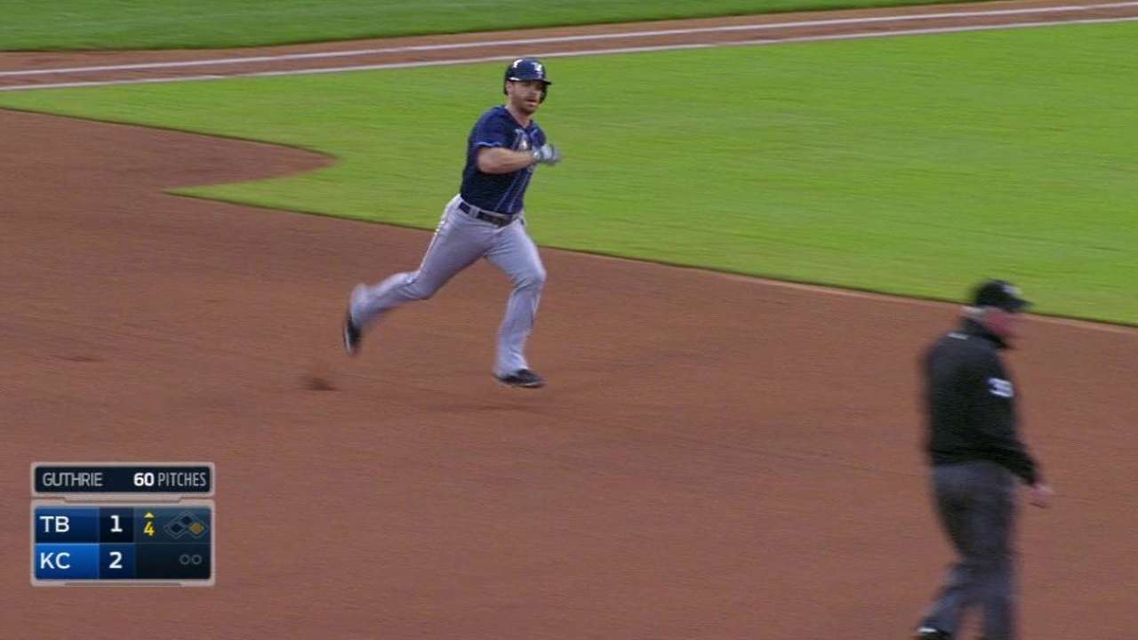 Forsythe's inside-the-park homer