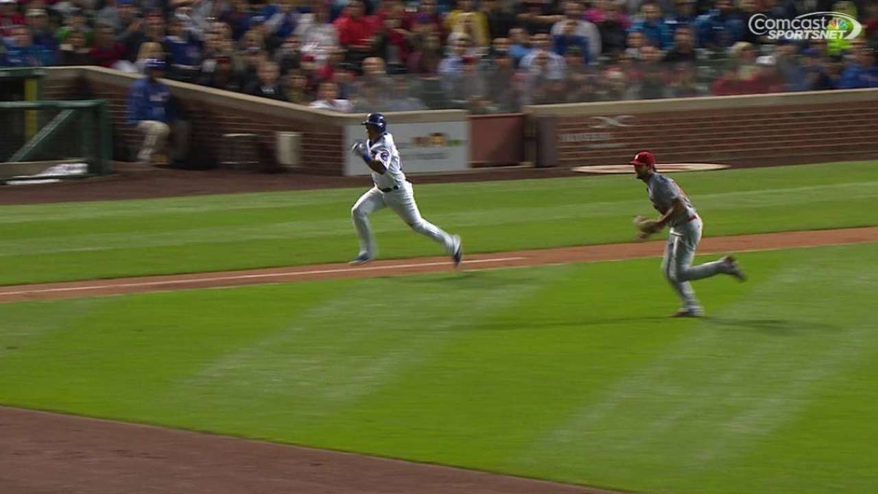 Castro's RBI infield hit